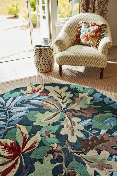 Sanderson Robins Wood Forest Green 146508 Rug