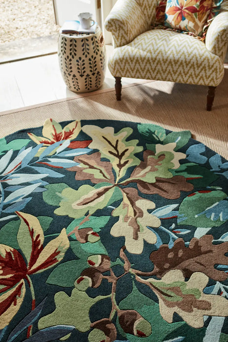 Sanderson Robins Wood Forest Green 146508 Rug