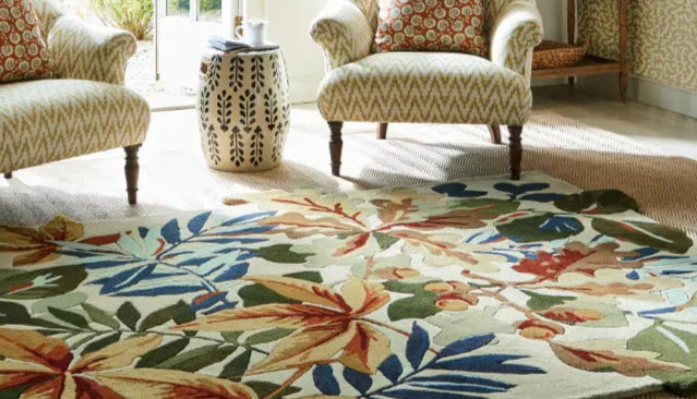Sanderson Robins Wood Russet Brown 146501 Rug