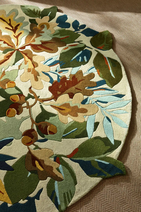 Sanderson Robins Wood Russet Brown 146501 Rug