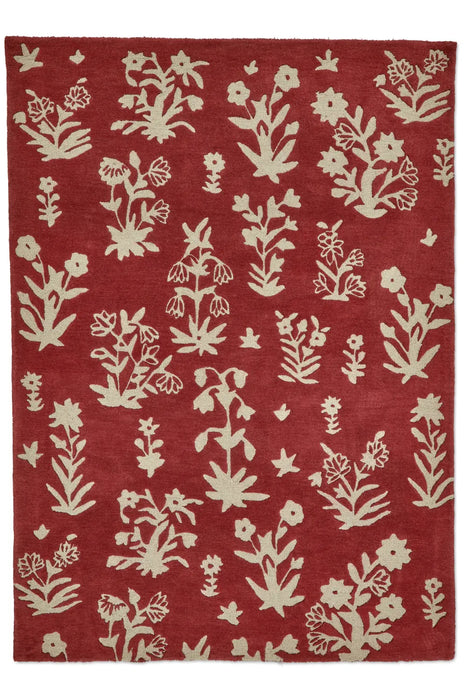 Sanderson Woodland Glade Damson Red 146800 Rug