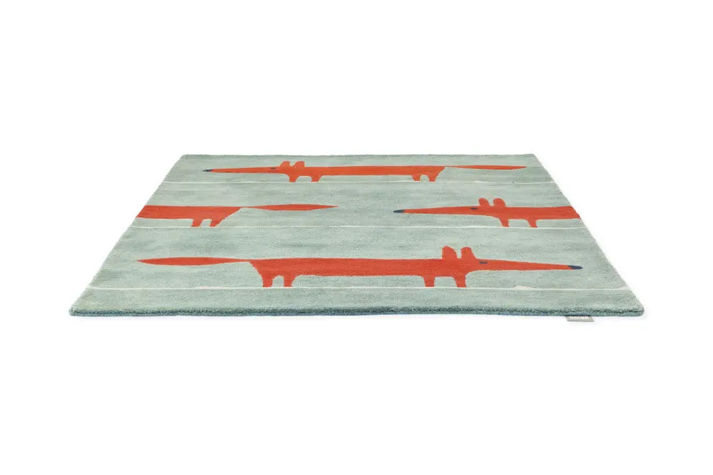 Scion Hand Tufted Mr Fox Mint Poppy 025313 Rug