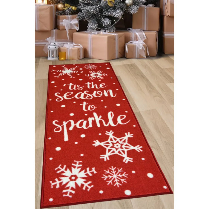 Seasonal Runners Season Red Washable