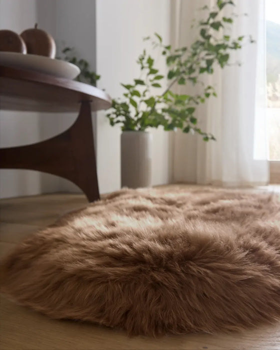 SheepSkins Hug Mink Rug