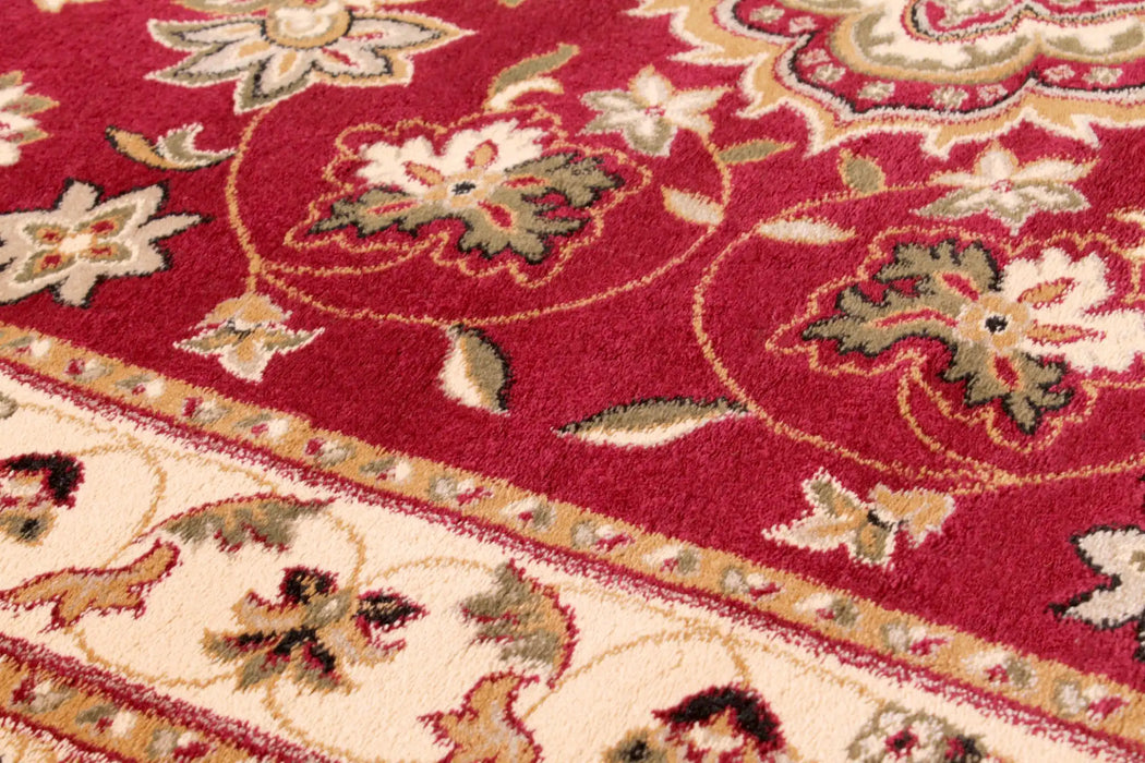 HMC sherborne red Red Living Room Moroccan Rug.