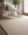 Sisal Boucle Natural/Soft Grey Border