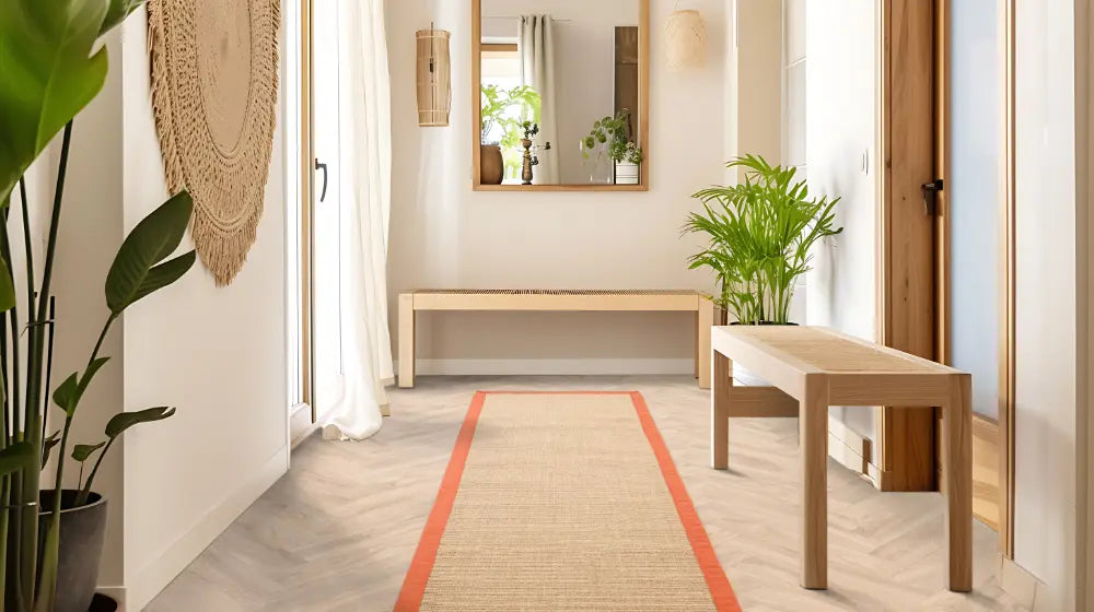 Sisal Linen Orange Rug