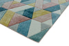 Asiatic sketch sk02 rhombus multi Multicoloured Living Room  Rug.