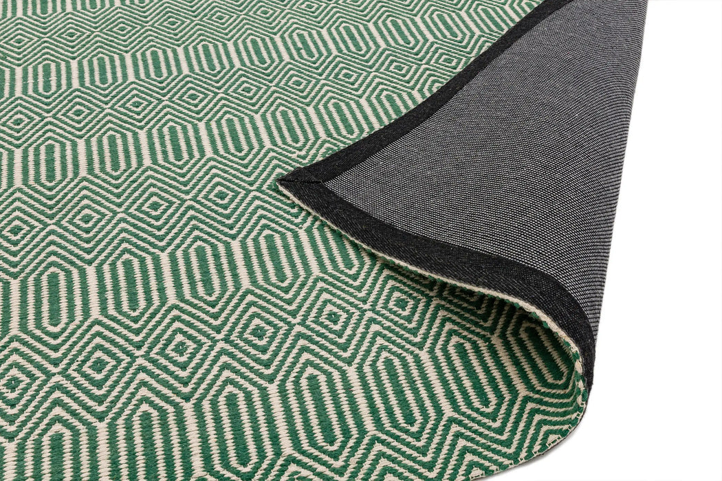 Asiatic sloan green Green Living Room Striped Rug.
