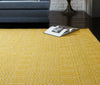 Asiatic sloan mustard Yellow Living Room Striped Rug.