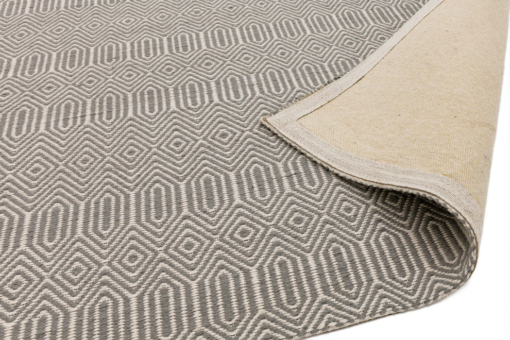 Asiatic sloan sloan silver Grey Living Room Striped Rug.