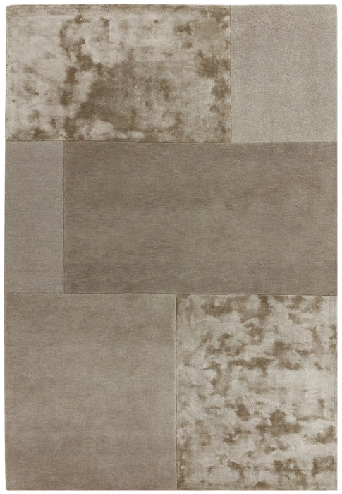 Asiatic tonal tate smoke Grey Wool Rug.
