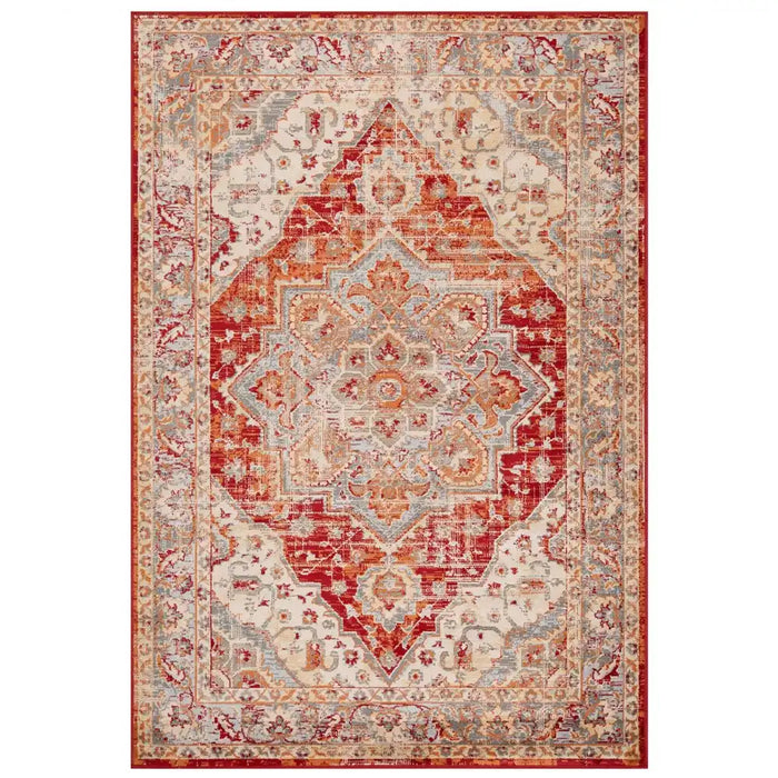 Oriental Weavers valeria 1803 r Ivory, Red Living Room  Rug.