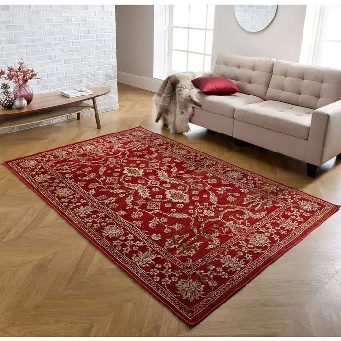 Oriental Weavers valeria 8023 r Red Living Room Rug.