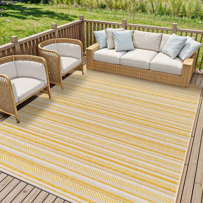 KAVITA In- & Outdoor Global Saffron Rug