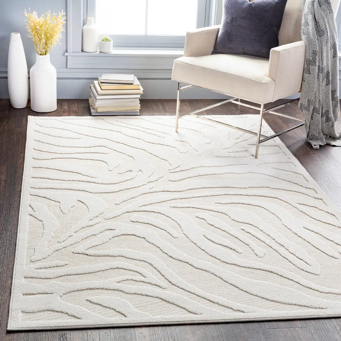 VEERA In- & Outdoor Modern Cream Rug