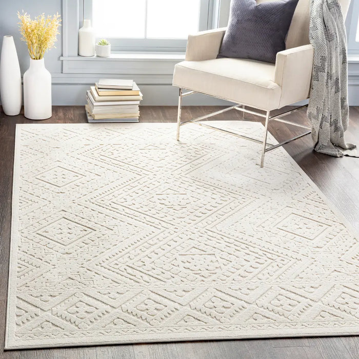 SHEELA In- & Outdoor Global Cream Rug