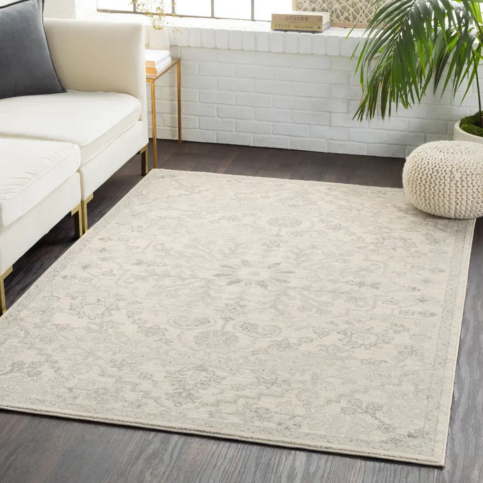 LOU Vintage Traditional Oriental Boho Light Beige Rug
