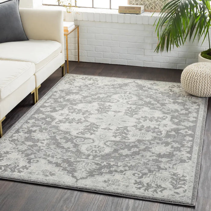 LOU Vintage Traditional Oriental Boho Black Rug