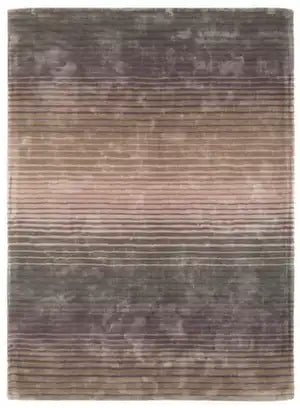 Asiatic holborn lunar Purple Striped Rug.
