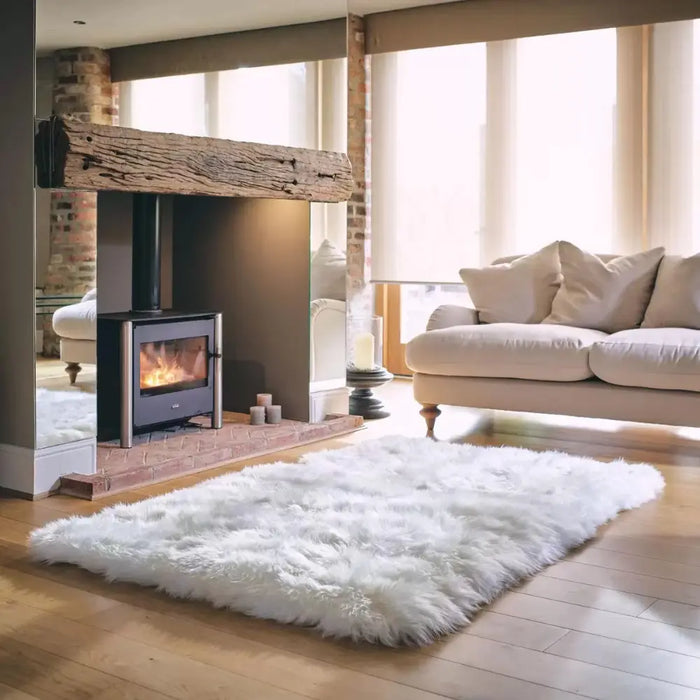 Bowron Sheep Rectangle Ivory Rug
