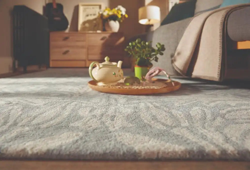 Origins origins heritage 1 lavender Purple Living Room Wool Rug.