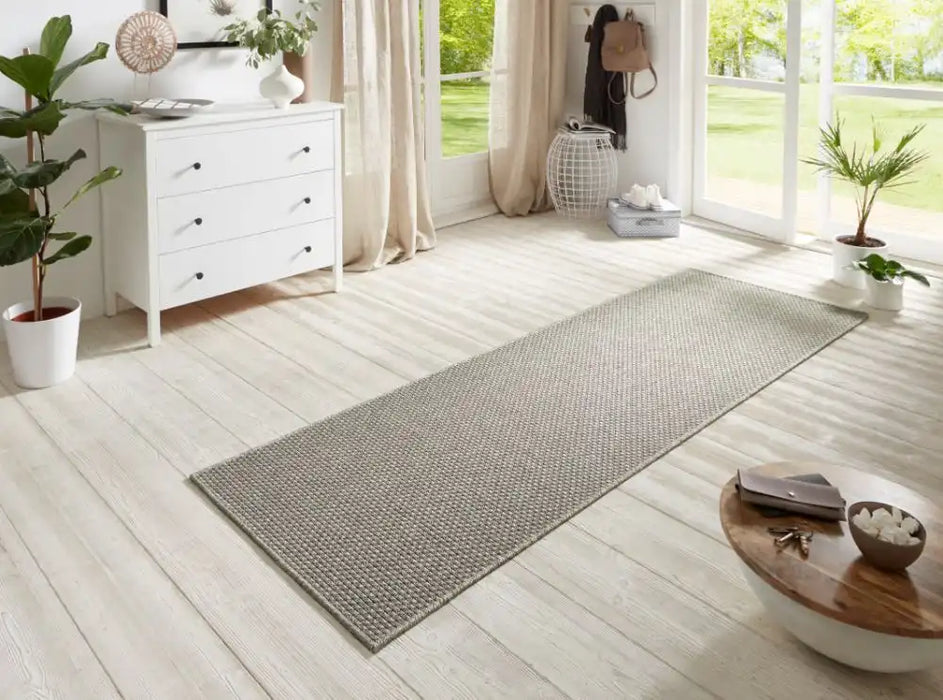 BT Carpet nature runners 104273 light grey Grey Outdoor Washable Rug.