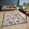 Hanse Home luxor 105635 cream Blue, Ivory, Multicoloured Living Room  Rug.