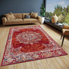 Hanse Home luxor 105638 red Red Living Room  Rug.