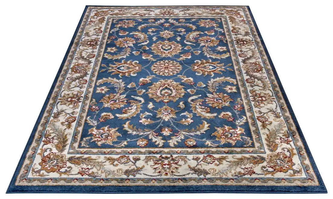 Hanse Home luxor 105640 blue Blue, Multicoloured Living Room  Rug.