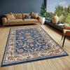 Hanse Home luxor 105640 blue Blue, Multicoloured Living Room  Rug.