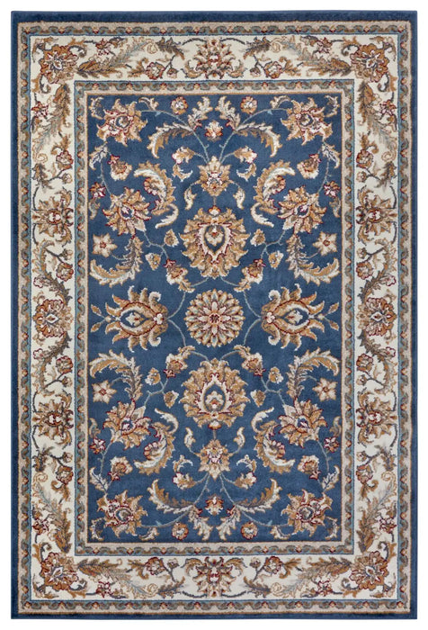 Hanse Home luxor 105640 blue Blue, Multicoloured Living Room  Rug.