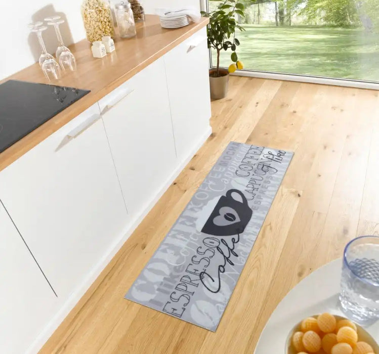 Zala Living cook and clean 105729 coffee grey Grey Kitchen Rug.