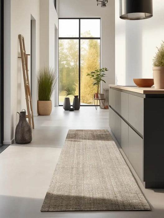 Hanse Home boucl 105973 ivory white Ivory Living Room Natural Fibre Rug.