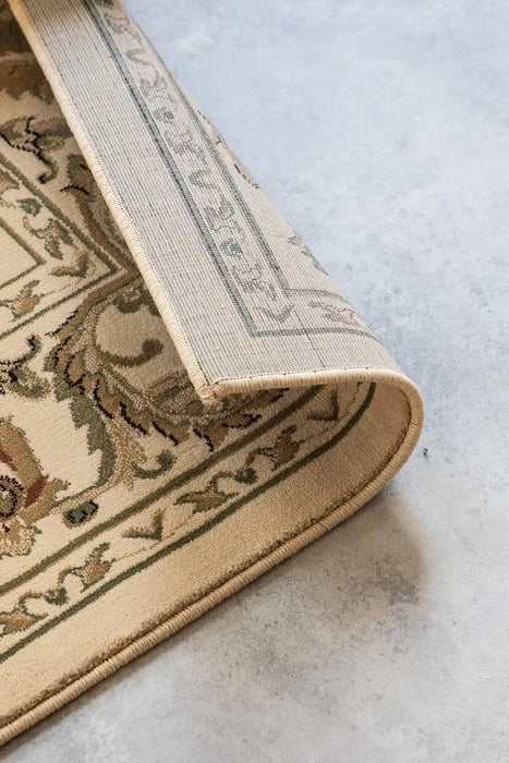 Nouristan herat 2 105985 cream Ivory Living Room  Rug.