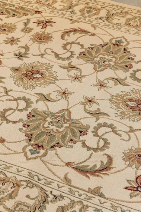 Nouristan herat 2 105985 cream Ivory Living Room  Rug.