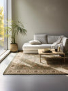 Nouristan herat 2 105987 olive green Green Living Room  Rug.