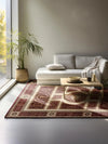 Nouristan herat 2 105992 red Red Living Room  Rug.