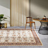 Villeroy and Boch kollektion 1767 106054 cream brown Brown, Ivory, Cream Living Room  Rug.
