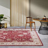 Villeroy and Boch kollektion 1767 106057 red cream Ivory, Red, Cream Living Room  Rug.
