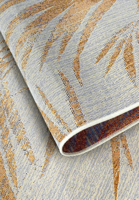 Villeroy and Boch kollektion 1767 106062 cream gold Yellow, Ivory, Cream Living Room  Rug.