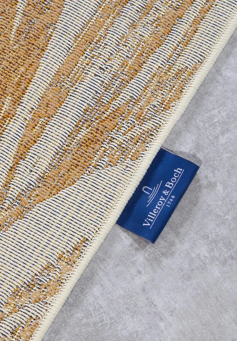 Villeroy and Boch kollektion 1767 106062 cream gold Yellow, Ivory, Cream Living Room  Rug.