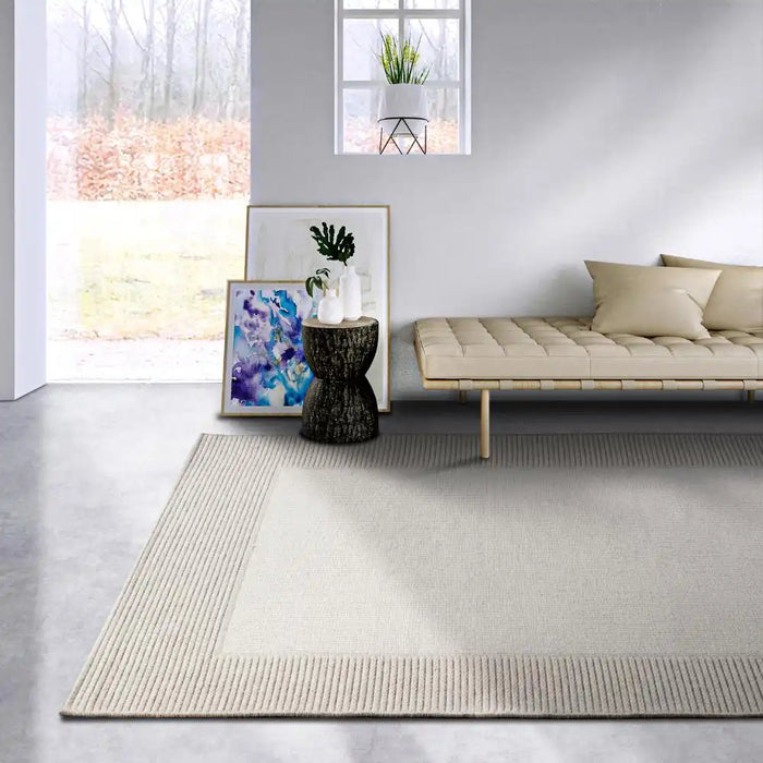 Villeroy and Boch 1843 106104 natural cream Ivory Living Room Wool Rug.