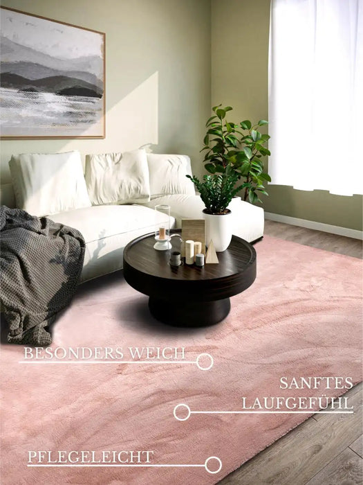 Villeroy and Boch 1899 leon 106161 old rose Pink Living Room Rug.