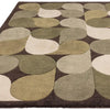 Asiatic romy 15 jive green Green Living Room Geometric Rug.