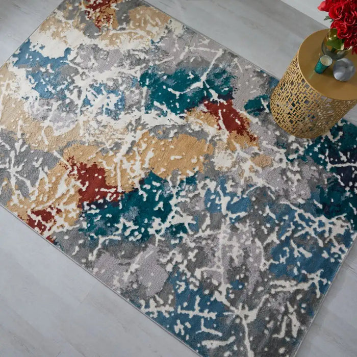 Oriental Weavers zoe 1803x multi Multicoloured Living Room Geometric Rug.