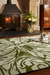 Origins origins heritage 2 moss green Green Living Room Wool Rug.