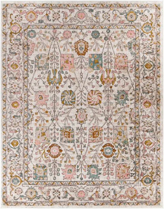 Surya amira 2332 pink Pink Living Room Moroccan Rug.