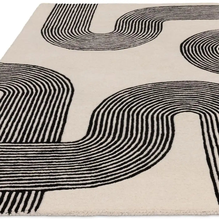 Asiatic matrix asiatic 87 arches Ivory Living Room Wool Rug.