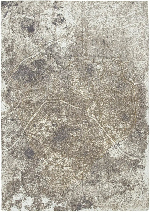 Louis de Poortere cities 9322 paris space trip Grey Living Room  Rug.
